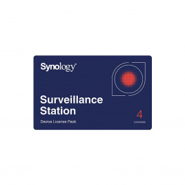Лицензия Synology для 4 IP-камер (Device License Pack 4)