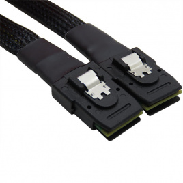 Кабель Mini SAS 36 PIN SFF-8087 - SFF-8087 1м. (черный)