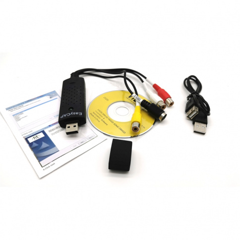 Устройство видеозахвата для оцифровки видеокассет EasyCap USB 2.0 фото 2