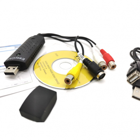 Устройство видеозахвата для оцифровки видеокассет EasyCap USB 2.0 фото 3